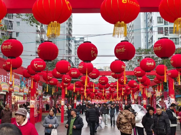 年货节现场。武隆区委宣传部供图