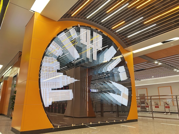 軌道交通4號線西延伸段。唐鑫攝