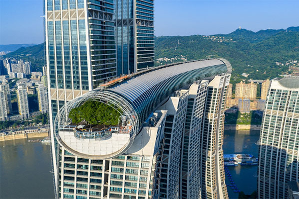 重庆来福士探索舱·云端乐园。重庆来福士供图