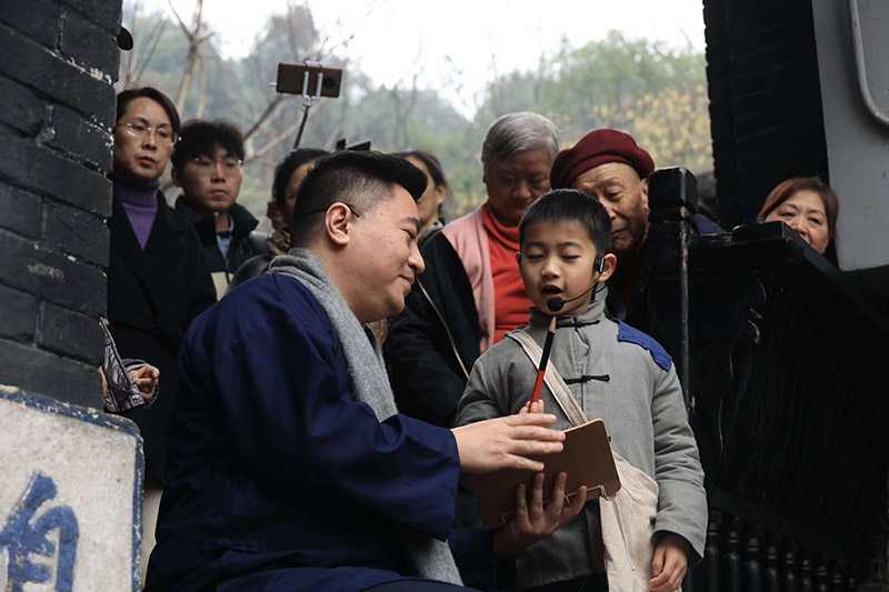 “和‘小萝卜头’一起过大年”沉浸式体验活动。重庆红岩革命历史文化中心供图