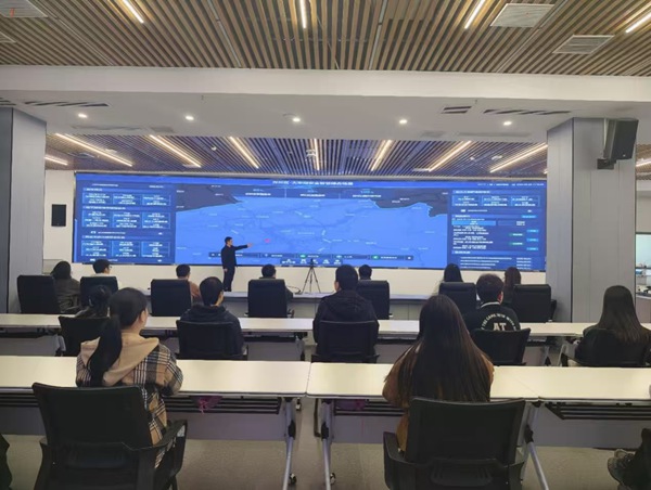 依托大平湖安全智管综合场景开展调度。受访单位供图