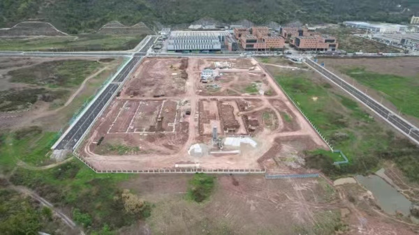 俯瞰项目施工现场。石汉谋摄