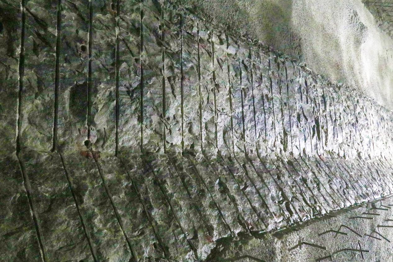 岩錨梁開挖。徐慎攝