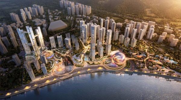 重庆湾规划意向图。重庆湾供图