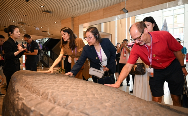 白鶴梁水下博物館，嘉賓在此參觀。（資料圖）記者 謝智強 攝
