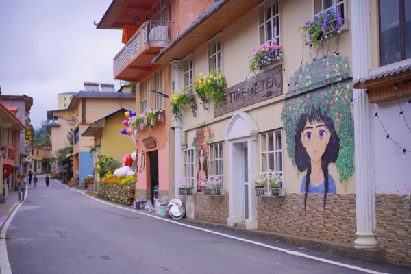 武隆区赵家乡彩虹花巷。武隆区融媒体中心供图