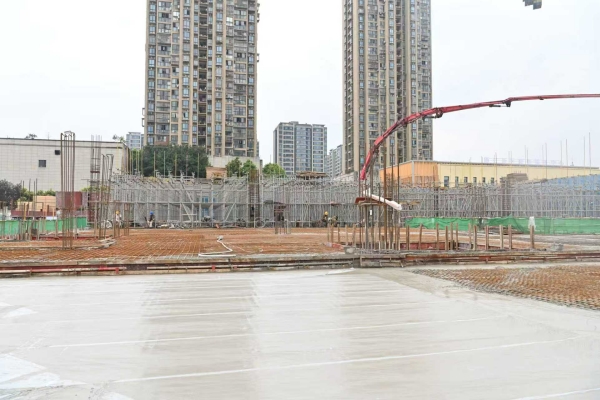 施工现场。受访者供图