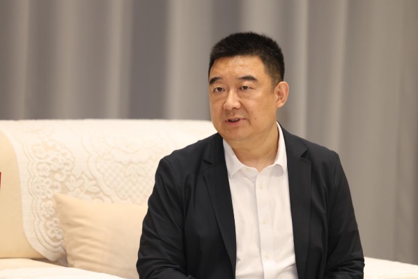 中通服供应链股份有限公司董事长、总经理景锋。曾英豪摄