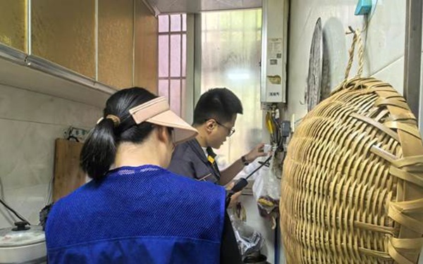 燃气安全检查。重庆燃气集团供图