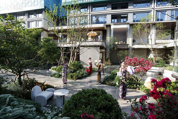 示范区开放现场。重庆绿城供图