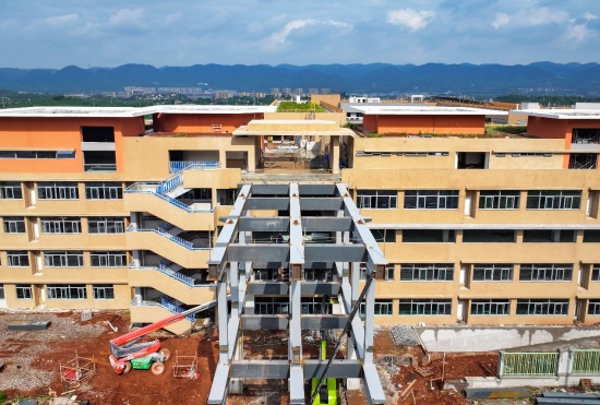 施工現場。重慶科學城城市建設集團有限公司供圖