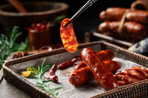 舉子香腸。開州區文旅委供圖