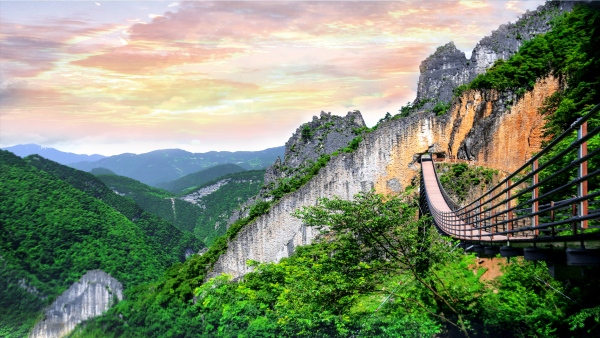 涪陵武陵山大裂谷景区。涪陵区委宣传部供图