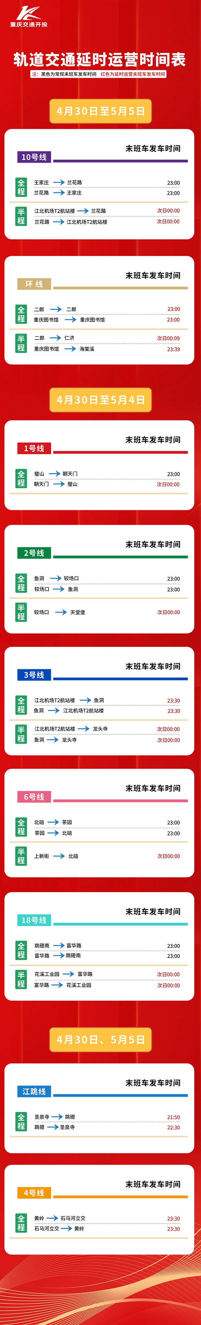 五一畅行重庆 交通开投运力拉满、延时护航