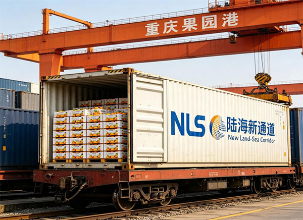 重庆果园港。中国银行重庆市分行供图