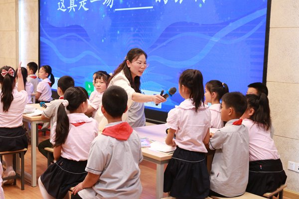 课例展示。学校供图