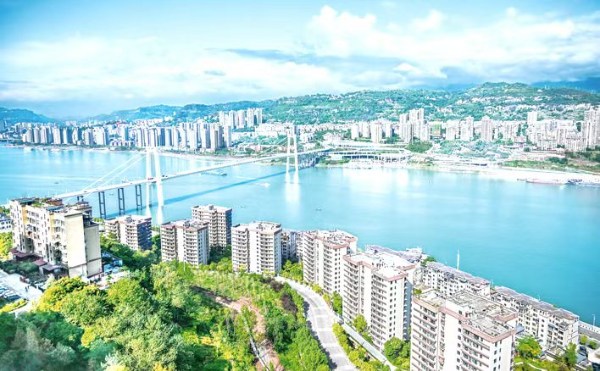 万州城区美景。付作侨摄
