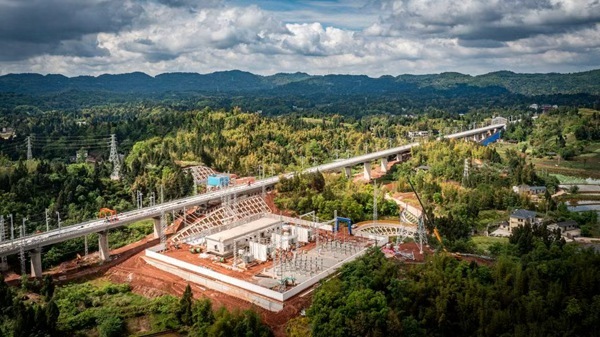 工程施工現場。國網重慶永川供電公司供圖