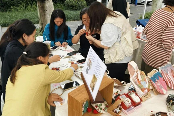 非遗体验。西南政法大学供图