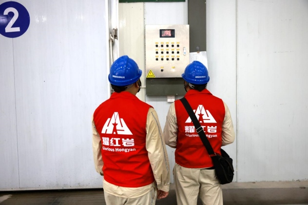 “耀紅岩”服務隊進企業開展專項服務活動。國網重慶彭水供電公司供圖