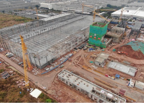 瑞航（重慶）航空發動機維修基地二期項目。重慶科學城城市建設集團有限公司供圖
