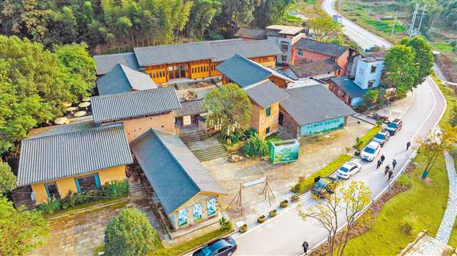 北碚区澄江镇柏林村王家院子。（受访者供图）