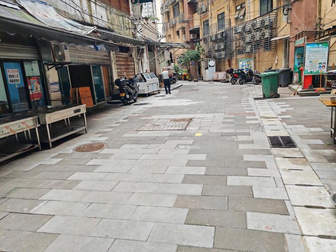 小区改造后焕然一新。社区供图