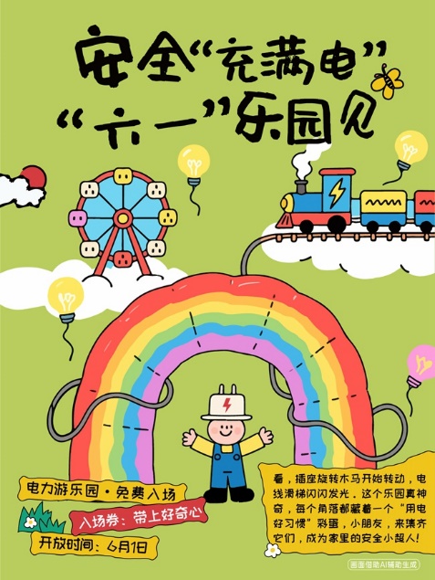 安全“充满电” “六一”乐园见
