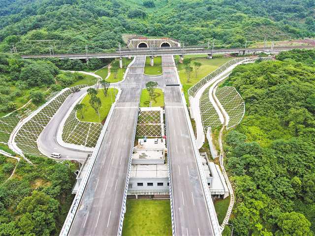 陶家隧道將於五月三十一日0時通車。（市住房城鄉建委供圖）