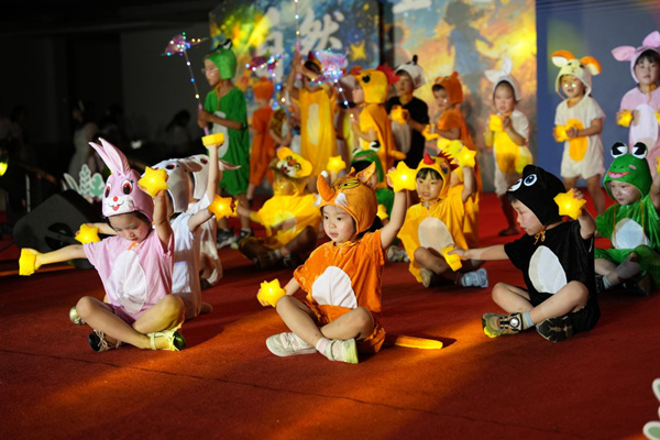 匯演現場。悅來幼兒園供圖