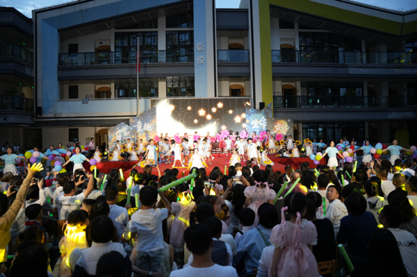 匯演現場。悅來幼兒園供圖
