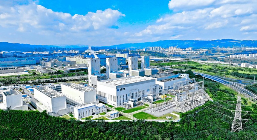 華能重慶兩江燃機電廠全貌。劉昕玥 攝
