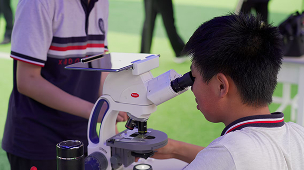科技节现场。学校供图