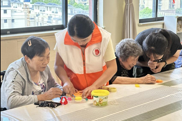 活动现场。重庆城市管理职业学院供图