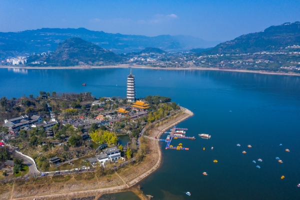 开州汉丰湖美景。开州区委宣传部供图