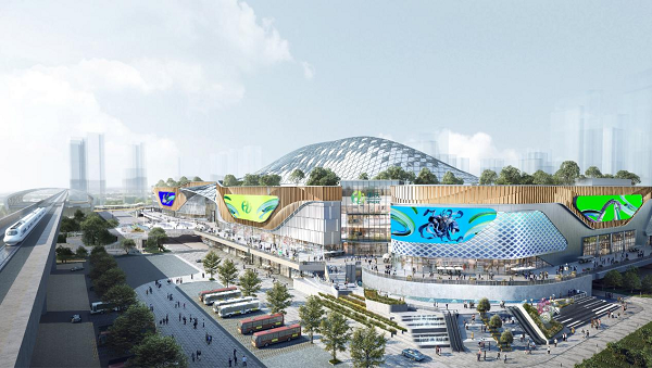 Hi·重庆超级文旅MALL项目效果图。复星旅游文化集团供图