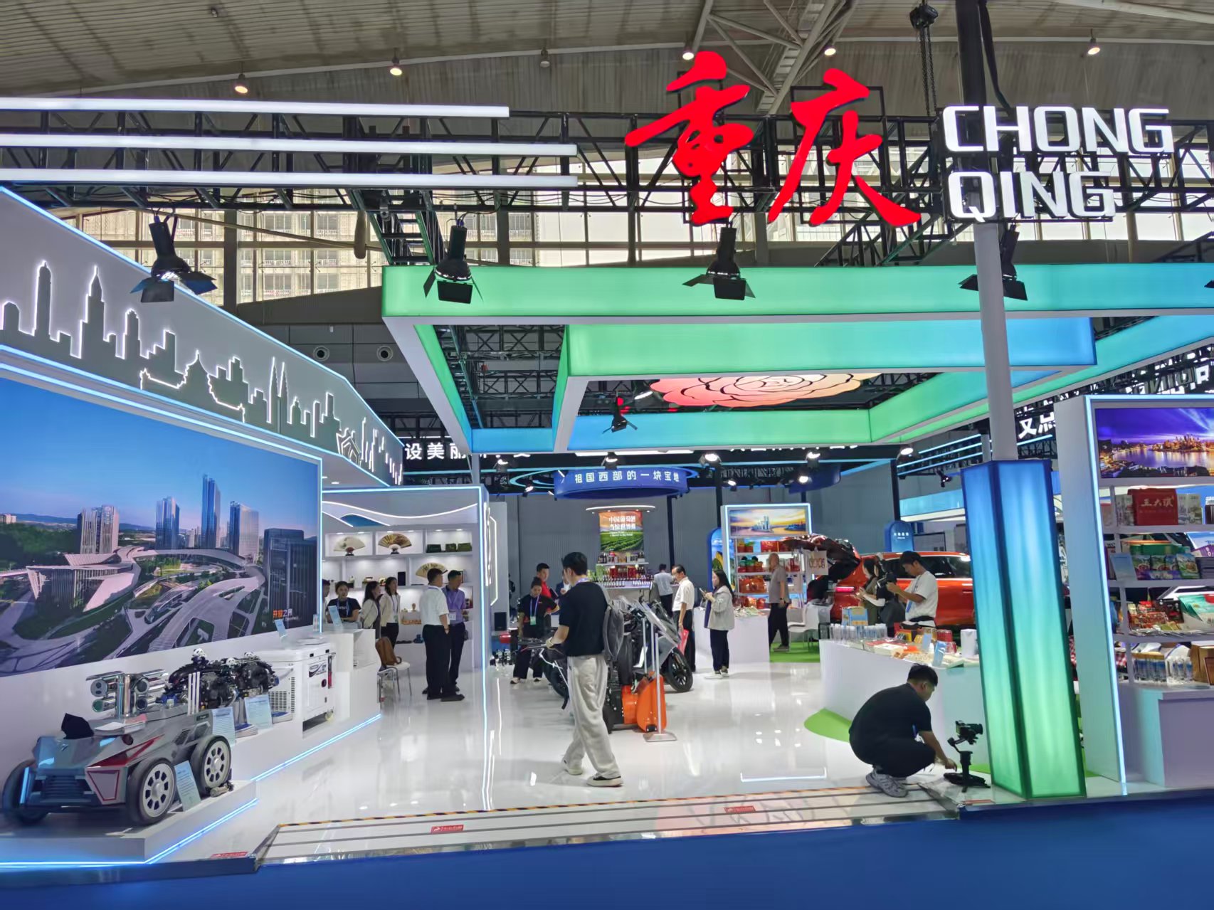 第九届中国—亚欧博览会现场。企业供图