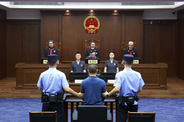 审判现场。尚博摄