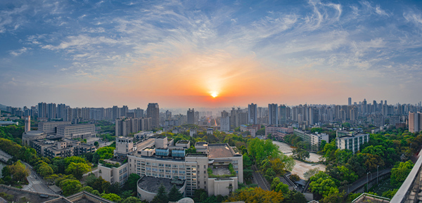 校园俯瞰图。重庆工商大学供图