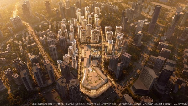 观宸大盘极核群落效果图。观宸供图