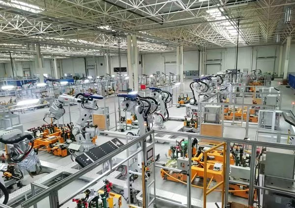 重庆斯睿机器人科技有限公司生产场地。建行重庆市分行供图