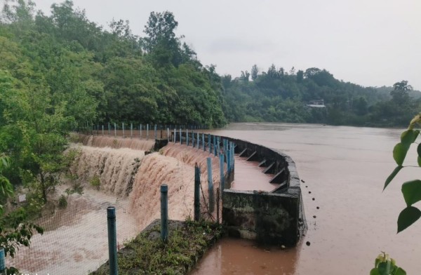 涪陵多地水位上涨。中国太保产险重庆分公司供图