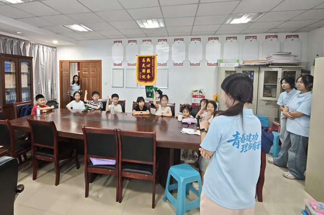 趣味反诈游戏现场。校方供图