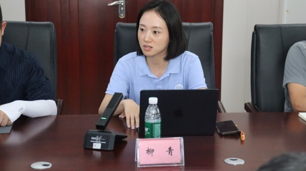 实践团带队老师发言。重庆大学供图