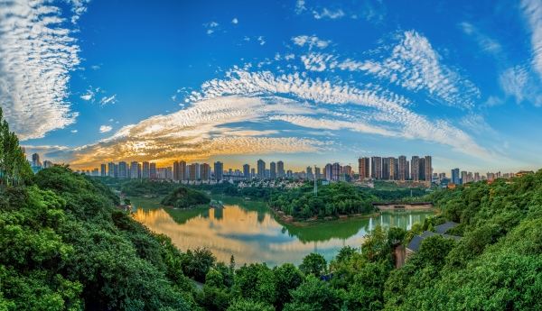 九龍坡區城市風景。九龍坡區文化旅游委供圖