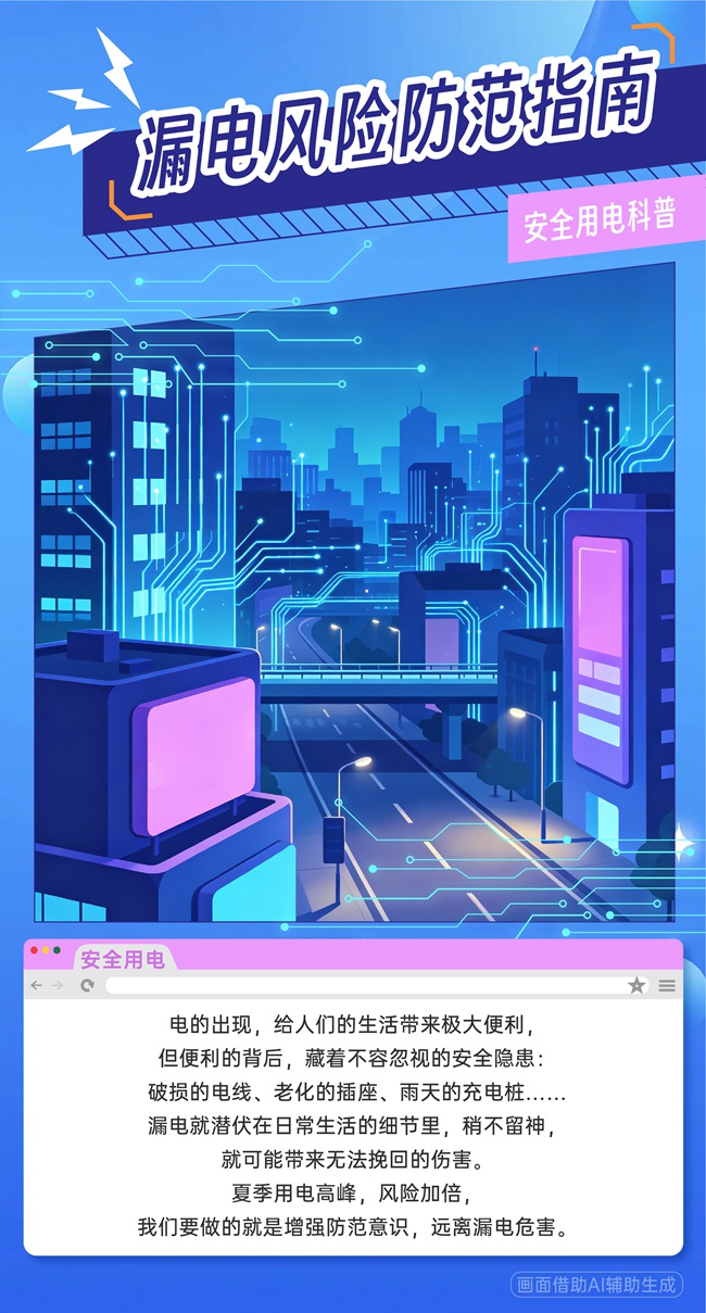 安全用電科普︱漏電風險防范指南