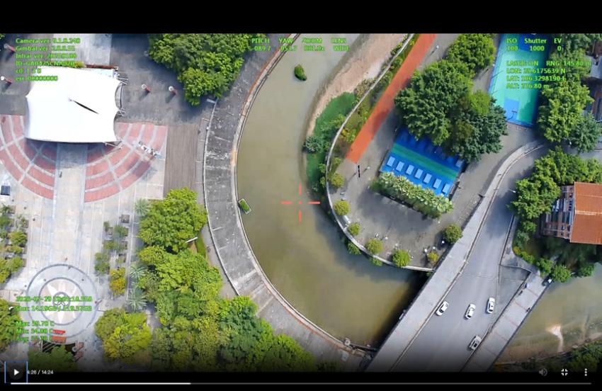对河道“体检”。市规划院供图