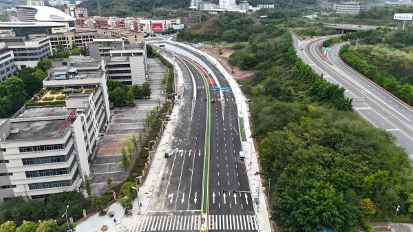 重慶南涪路節點交通改善工程主線通車