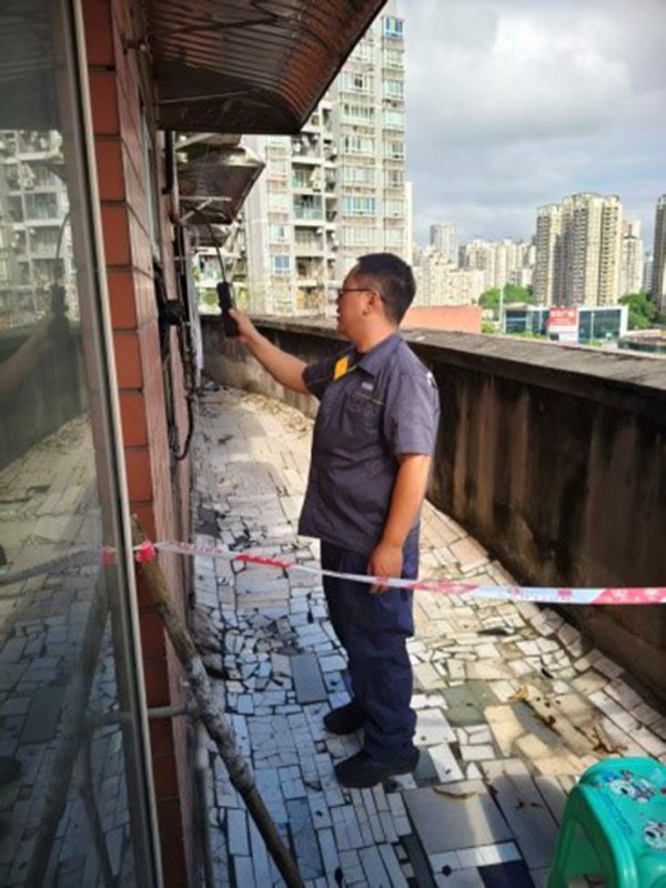隐患处置现场。重庆燃气集团供图