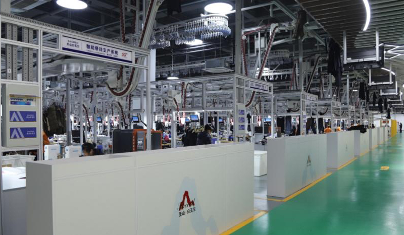 中国联通携手四川圣山白玉兰工厂共建5G智能工厂。中国联通供图